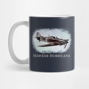 Hawker Hurricane - WW2 fighter plane - vintage warbird Mug